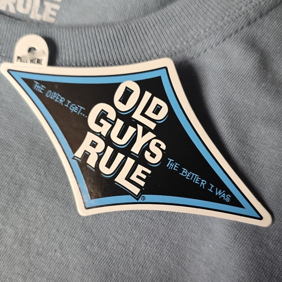 Vtg NWT 2008 Old Guys Rule Smokin' Hot And Seasoned to Perfection  T-Shirt L - Picture 4 of 6